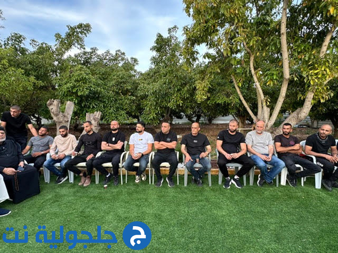 عقد راية الصلح بين أبناء عائلة جابر وأبناء داوود\حسنين